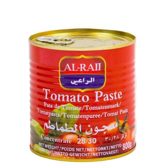 5577-Al Raii, Tomato Paste, Brix 28-30% (EO), origin China, 12x800g
